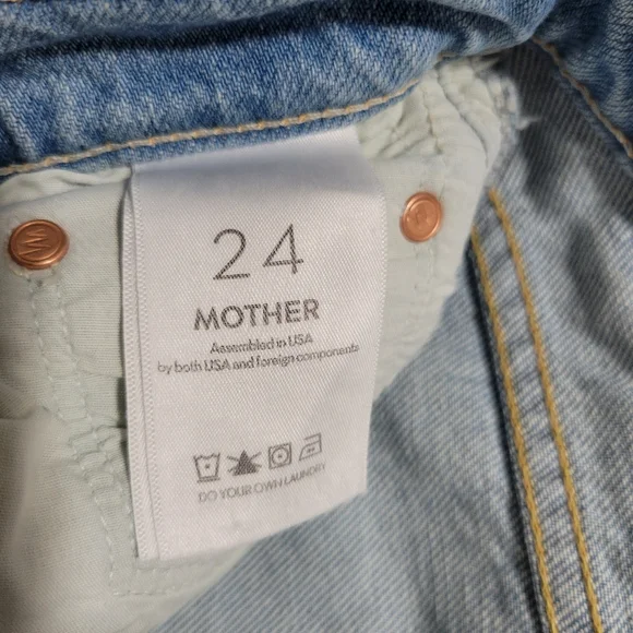 MOTHER The Rambler Zip Ankle Fray Jeans - Picture 9 of 10